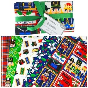 Create it Nutcracker 5pc Fabric Bundle 18" x 21"